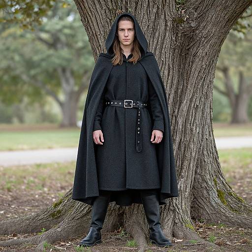 AHS Coven Male Costume Outdoors