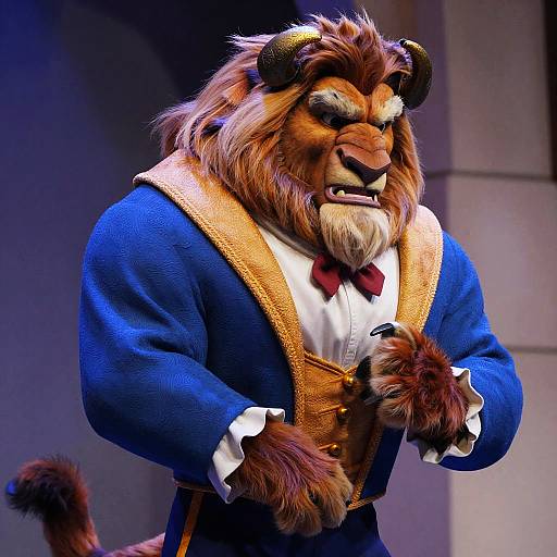 Realistic Beauty and the Beast Scene