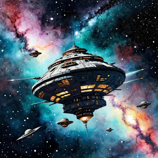 Abandoned Space Colony in Luminous Galaxy