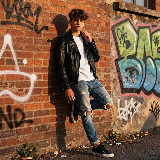 Italian Teen in Urban Golden Hour