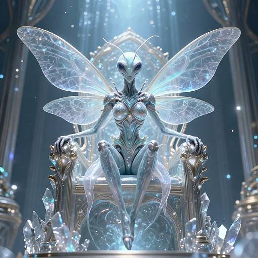 Ethereal Insectoid Alien Queen