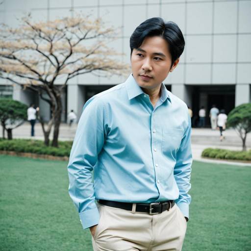 Middle-Aged Korean Man Cosplay Outfit