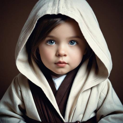 Realistic Baby Jedi Costume Portrait