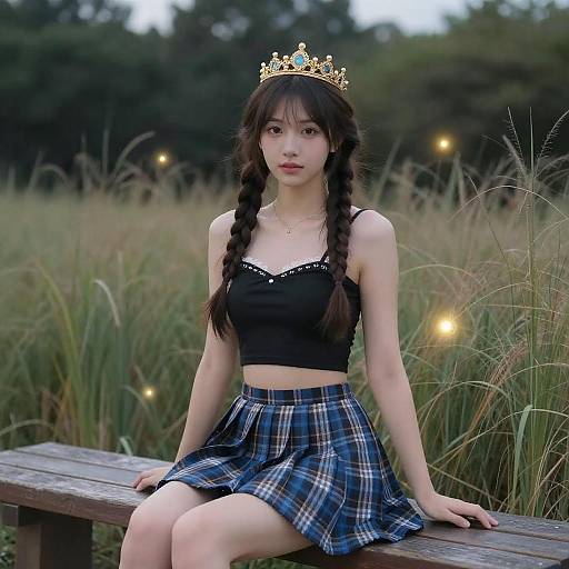 Magical Portrait of a Young Woman