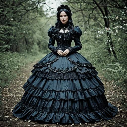 Ornate Victorian Gown Cosplay Costume