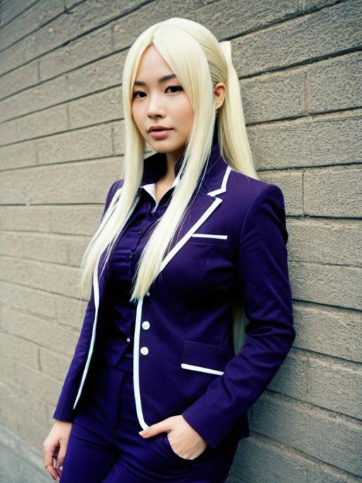 Cosplay Woman in Ino Yamanaka Costume