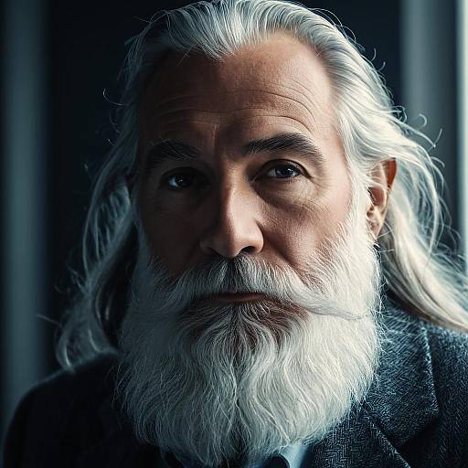 Elegant Portrait of an Elderly Man