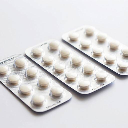 Thiocodin Blister Packs Close-Up