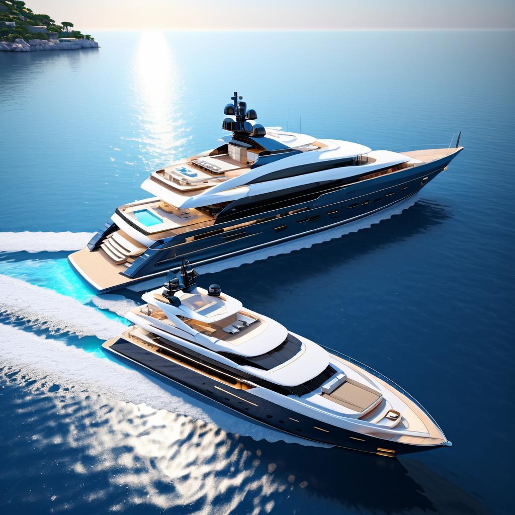 Luxurious Yacht in Serene Bay