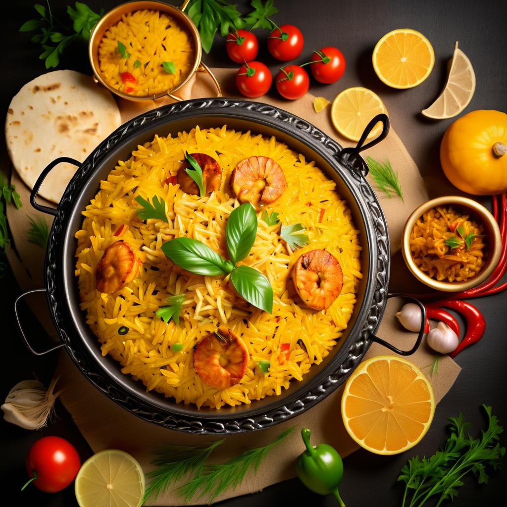 Exquisite Fusion Cuisine: Biryani Paella Risotto