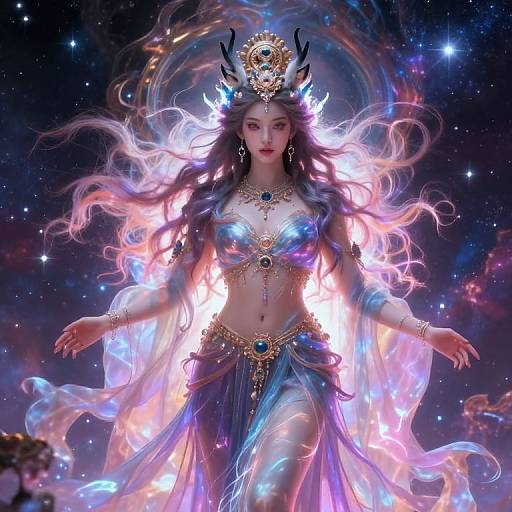 Kemonomsu Goddess with Cosmic Magic