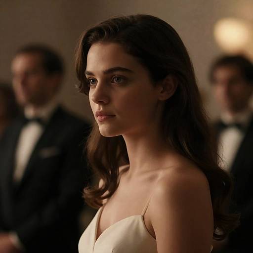 Cinematic Moody Girl Portrait