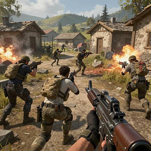 Dynamic Night-Vision Raid in First-Person