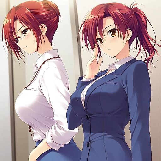 Illustration of Aozaki touko, kara no kyoukai in the style of Ryouka (suzuya)