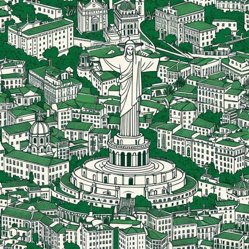 Vibrant Wallpaper of Brazilian and Portuguese Landmarks