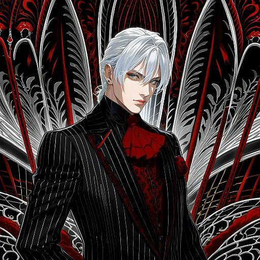 Illustration of Antonio salieri (second ascension) (fate), fate/grand order in the style of Kobuichi
