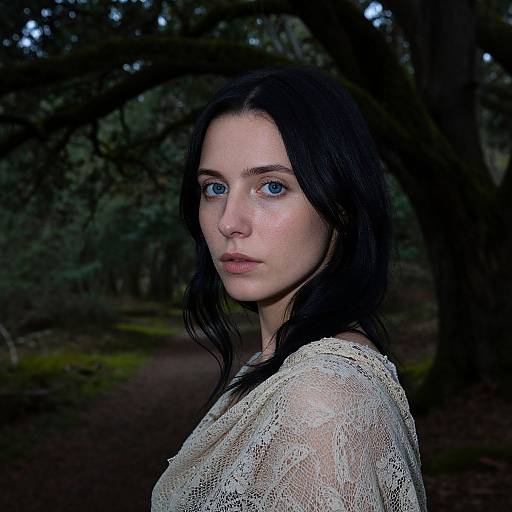 Enigmatic Eastern European Woman Portrait