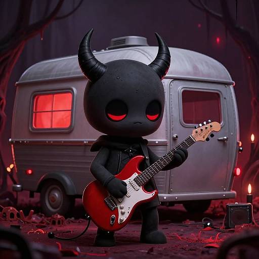 Muted Cartoon Caravan to Hell