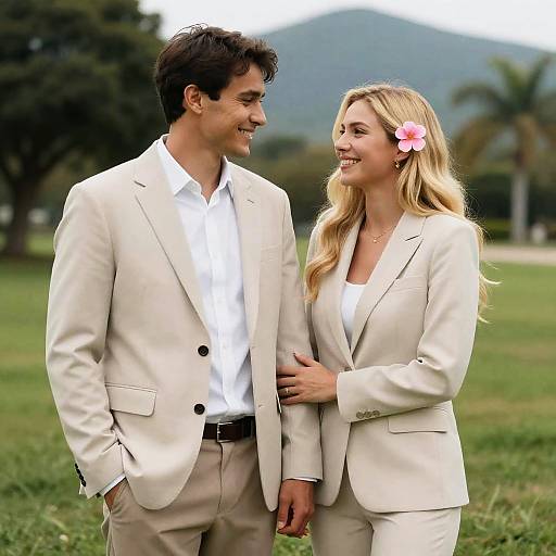 Outdoor Couple Portrait in Nature