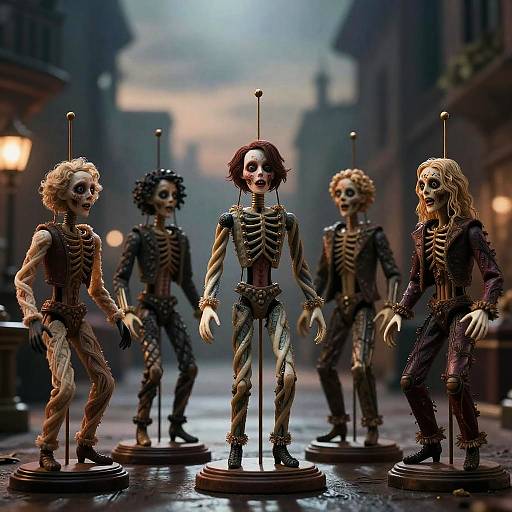 Grotesque Horror Marionettes Exposure Bracketing