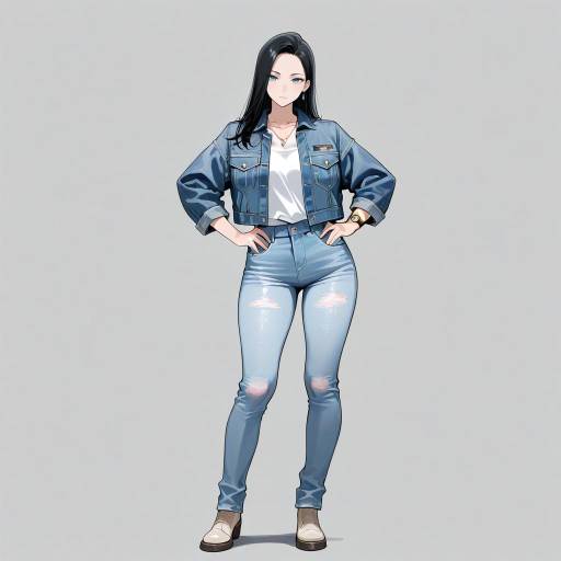 Portrait of a Stylish Tall Woman Portrait of a Stylish Tall Woman
