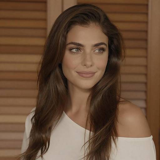 Charming Portrait of a Smiling Woman