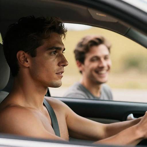 Contrasting Emotions Inside a Car