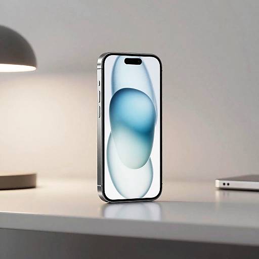 Futuristic iPhone 15 Mockup Design