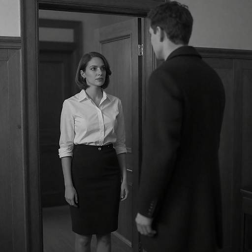 Mysterious Encounter in Dim Light