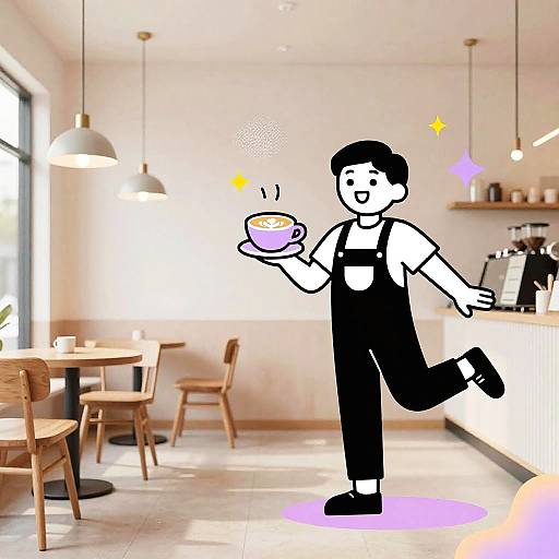 Perky Barista Latte Art Meme