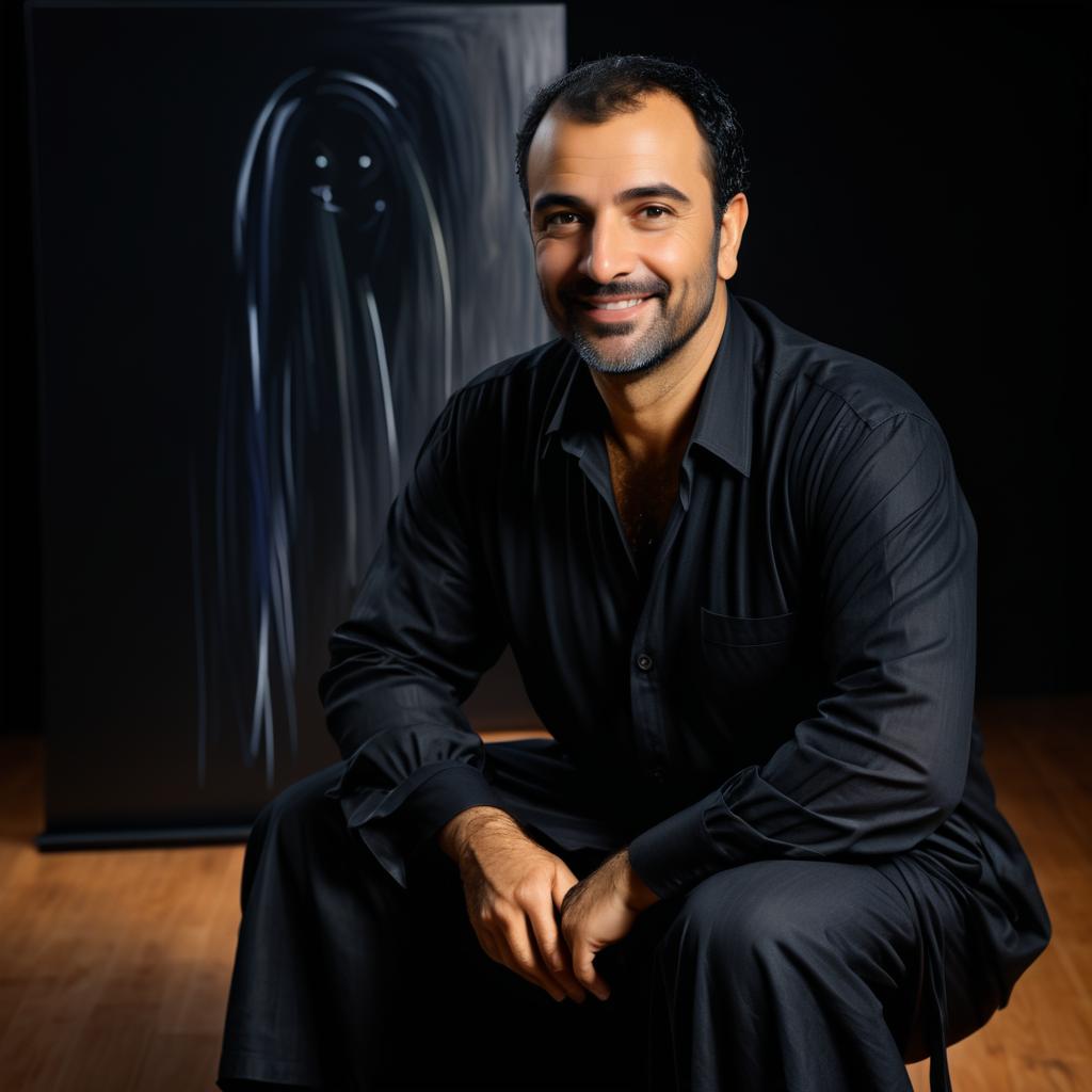 Portrait of a Smiling Middle-Eastern Man