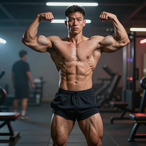 Cinematic Portrait of a Powerlifter