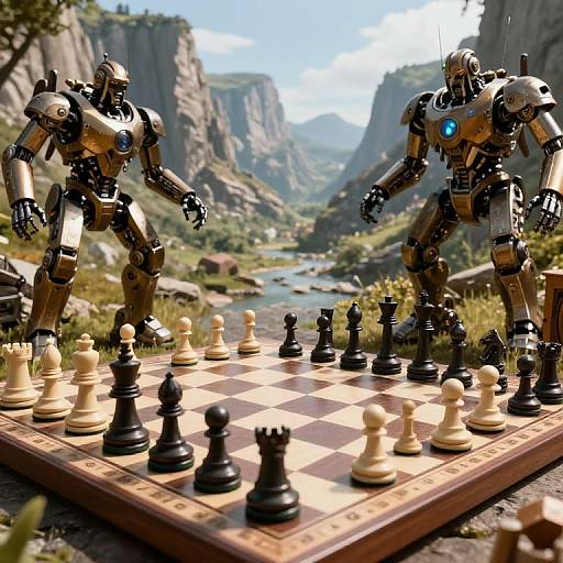 Mechanical Giants on Chessboard Valley