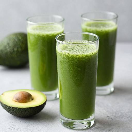 Vibrant Green Vegan Juice Duo