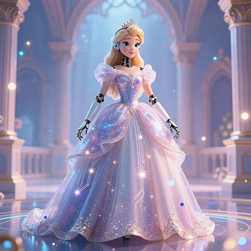 Magical Princess Robot in Digital Kingdom