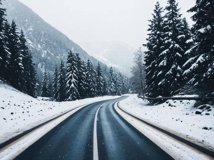 Charming Winter Wonderland Wallpaper Design
