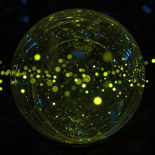 Eternal Dance of Luminous Fireflies