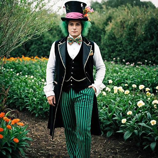 Male Plus Size Mad Hatter Costume Concept