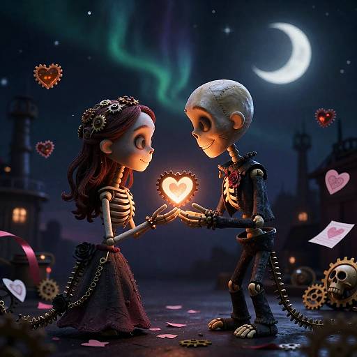 Steampunk Nightmare Before Valentine's Day