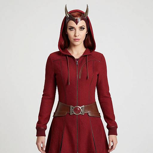Scarlet Witch Inspired Homemade Costume