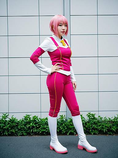 Cosplay photo of haruhara haruko. Costume clothes