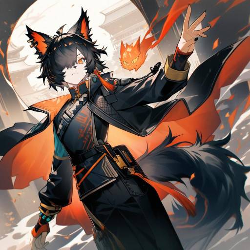 Illustration of Aak (arknights), arknights in the style of Yoshimoto (dear life)