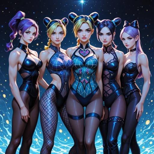 Stylish Crossover of Six Unique Girls