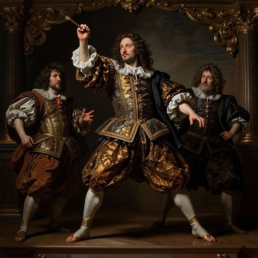 Hyperrealistic Baroque Masterpiece