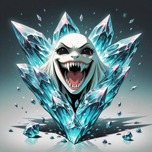 Luminous Specter with Crystal Fragments