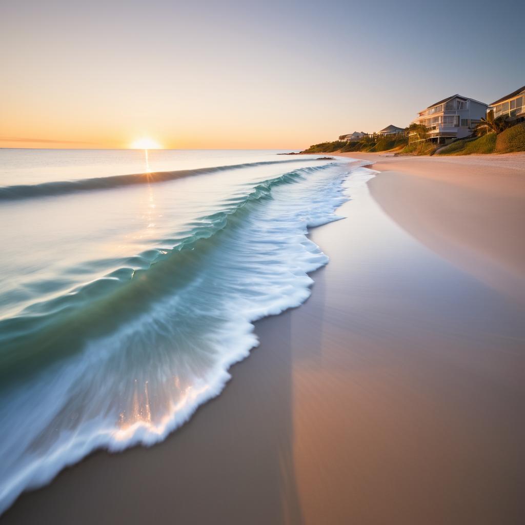 Serene Sunset Beach Photography