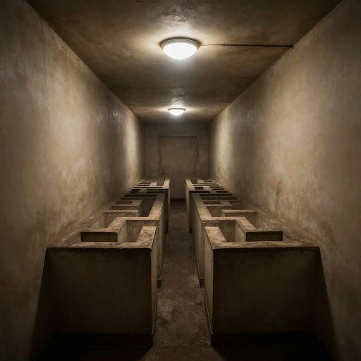 Endless Backrooms Maze Interior