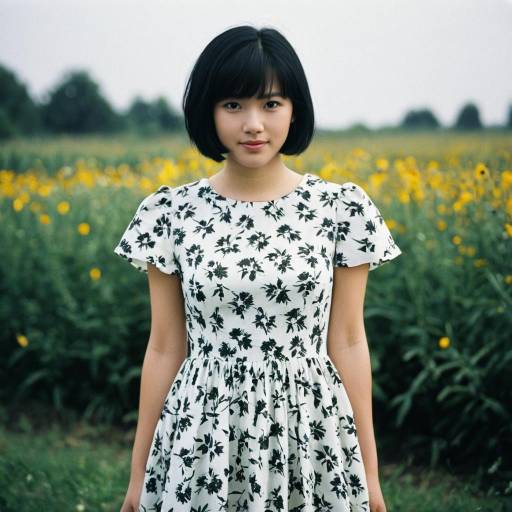 Whimsical Outdoor Dress with Humor