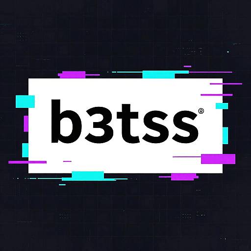 Cyberpunk Glitch Art Logo Design