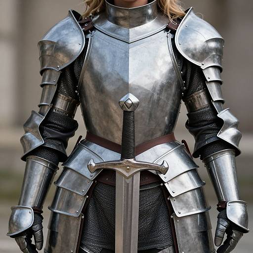 Close-Up Woman in Frigga Armor